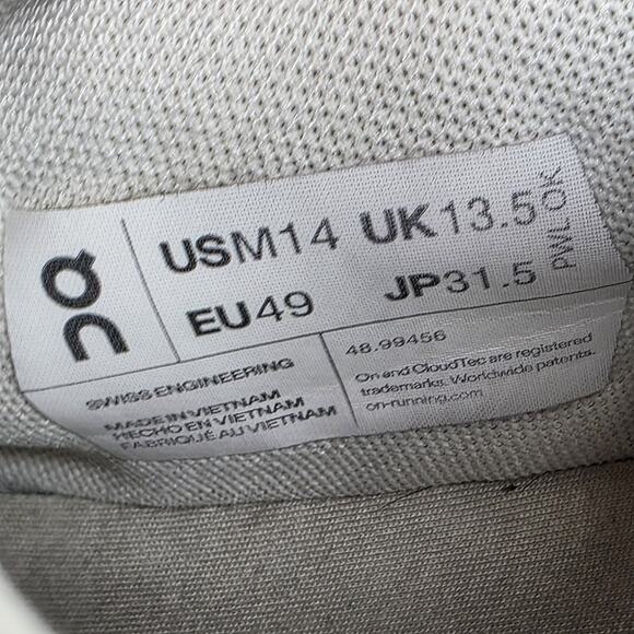 On The Roger Advantage All White Mens White Size 14 Athletic Tennis Shoes PWLOK main image 7